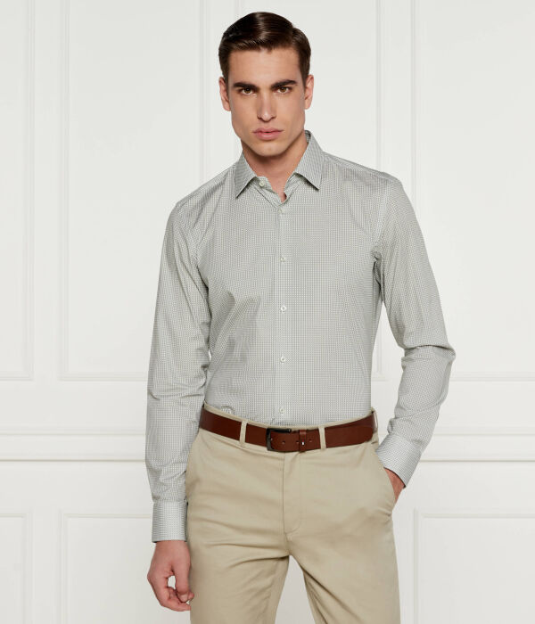 Рубашка мужская Boss хлопковая однотонная, зеленый
Рубашка мужская Boss хлопковая однотонная, зеленый