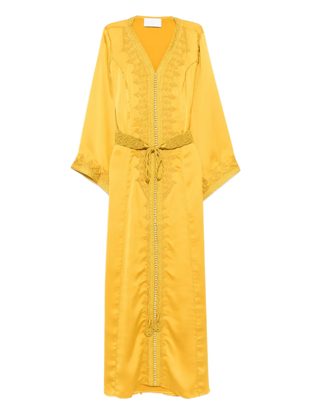 Платье миди с V-образным вырезом Reem Al Dhaheri, желтый
Платье миди с V-образным вырезом Reem Al Dhaheri, желтый