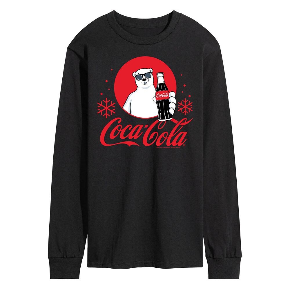 Мужская футболка с длинными рукавами и рисунком CocaCola Polar Bear Licensed Character, черный
Мужская футболка с длинными рукавами и рисунком CocaCola Polar Bear Licensed Character, черный
