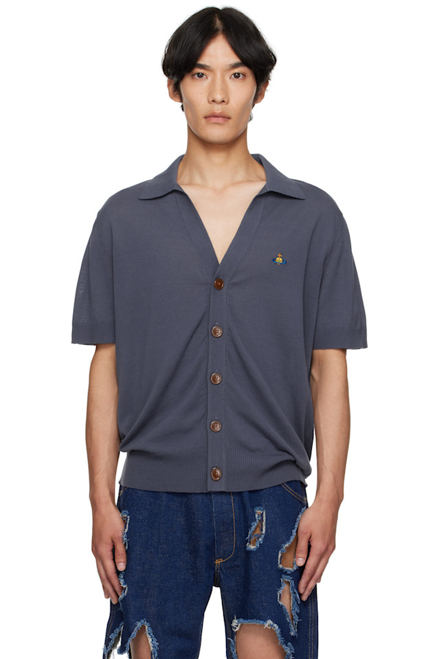 Хлопковый кардиган-поло Vivienne Westwood, мультиколор
Хлопковый кардиган-поло Vivienne Westwood, мультиколор