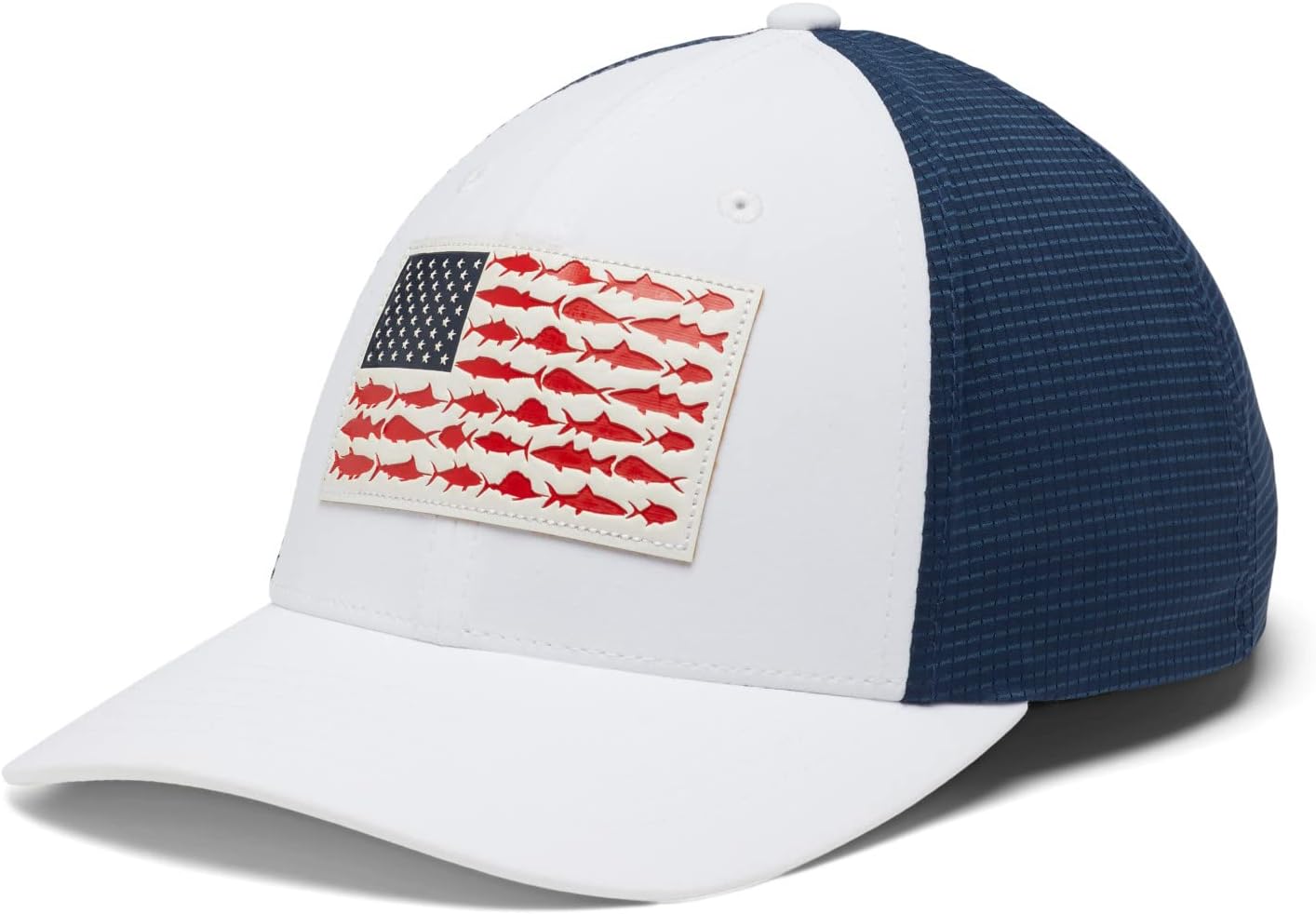 Columbia PFG Fish Flag Signature 110-Mid Crown, White/Collegiate Navy
Columbia PFG Fish Flag Signature 110-Mid Crown, White/Collegiate Navy