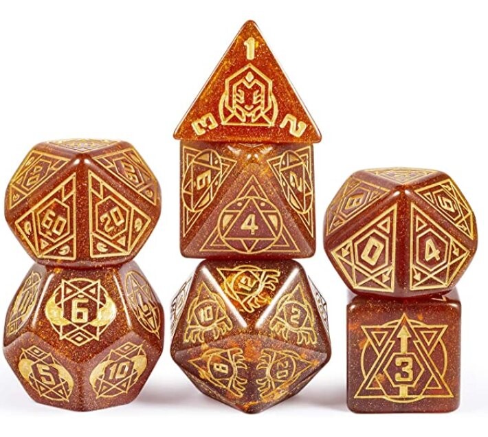 Набор из 7 кубиков для ролевых игр Alien Vault RGFK
Набор из 7 кубиков для ролевых игр Alien Vault RGFK