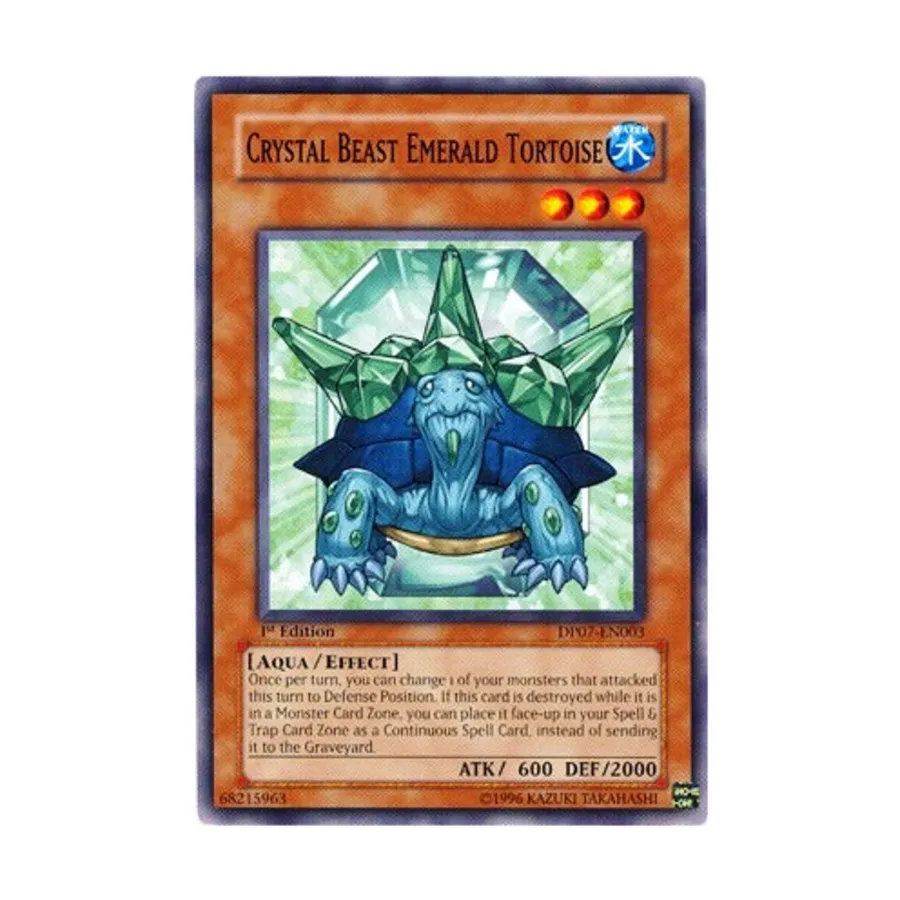 CCG Хрустальный зверь Изумрудная черепаха (Обычный), Yu-Gi-Oh - Duelist Pack - Jesse Anderson - Singles
CCG Хрустальный зверь Изумрудная черепаха (Обычный), Yu-Gi-Oh - Duelist Pack - Jesse Anderson - Singles