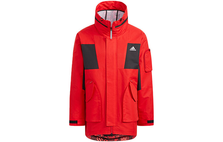 Куртка мужская красная Adidas, красный 
Куртка мужская красная Adidas, красный