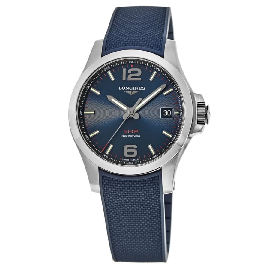 Longines Conquest VHP 41 мм синий циферблат синий каучуковый ремешок мужские часы L3.716.4.96.9
Longines Conquest VHP 41 мм синий циферблат синий каучуковый ремешок мужские часы L3.716.4.96.9