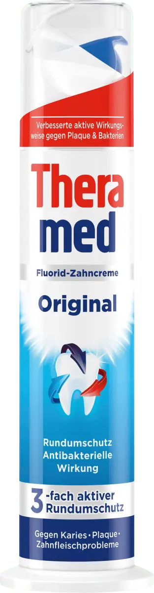 Зубная паста Оригинальный дозатор 100мл Theramed 
Зубная паста Оригинальный дозатор 100мл Theramed