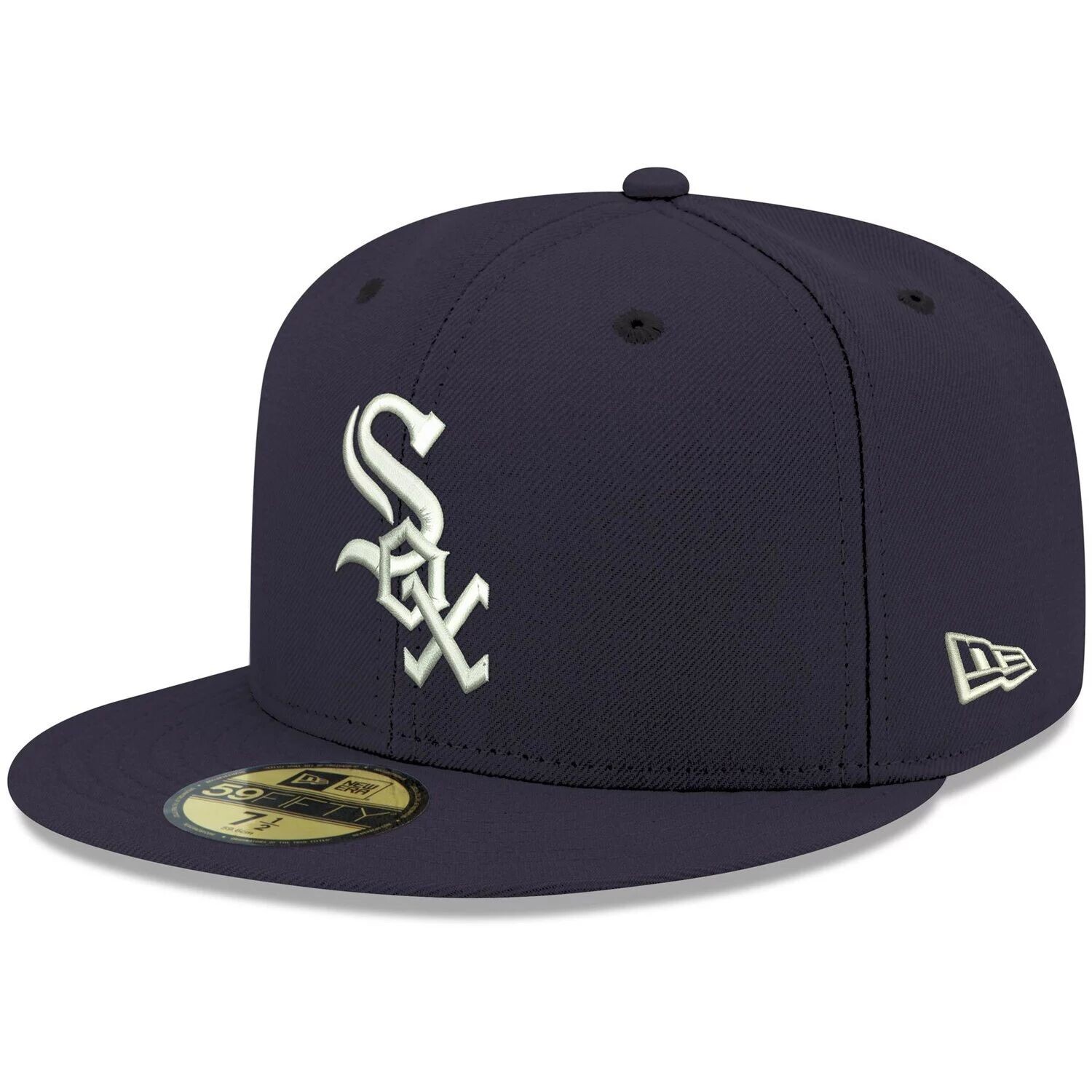 Мужская темно-синяя кепка New Era Chicago White Sox с логотипом 59FIFTY 59FIFTY 
Мужская темно-синяя кепка New Era Chicago White Sox с логотипом 59FIFTY 59FIFTY
