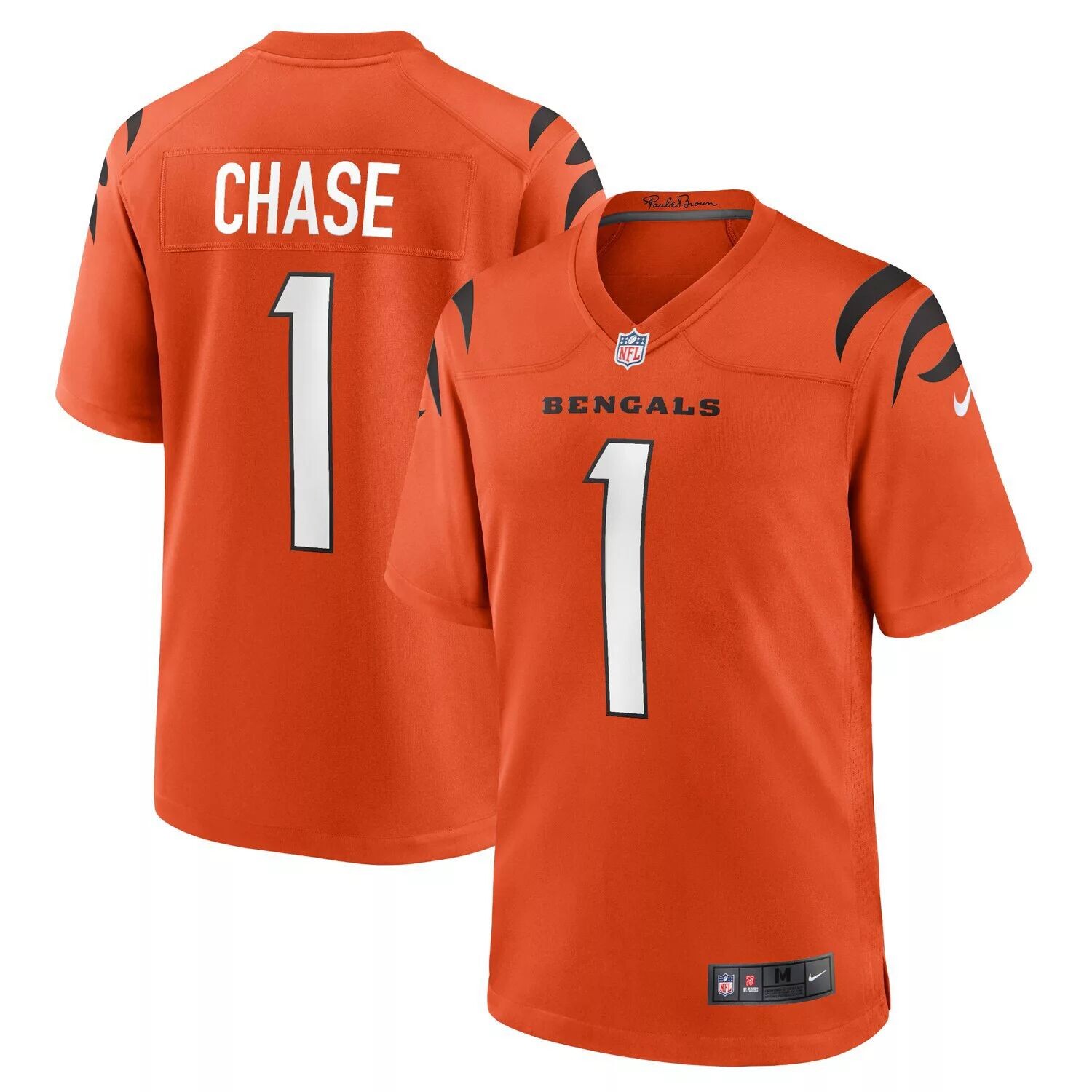 Мужское джерси для альтернативной игры Ja'Marr Chase Orange Cincinnati Bengals Nike 
Мужское джерси для альтернативной игры Ja'Marr Chase Orange Cincinnati Bengals Nike