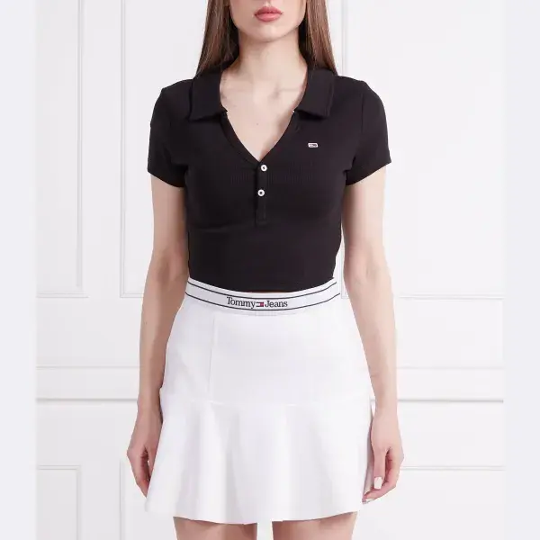 Укороченная рубашка-поло Tommy Hilfiger, черный
Укороченная рубашка-поло Tommy Hilfiger, черный