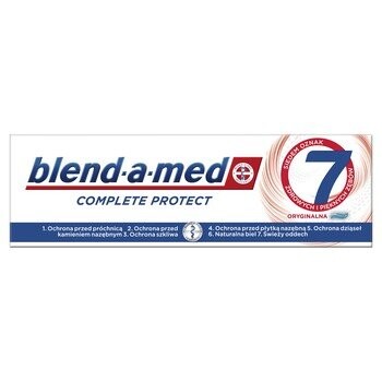 Зубная паста Complete Protect Original 75 мл blend-a-med
Зубная паста Complete Protect Original 75 мл blend-a-med