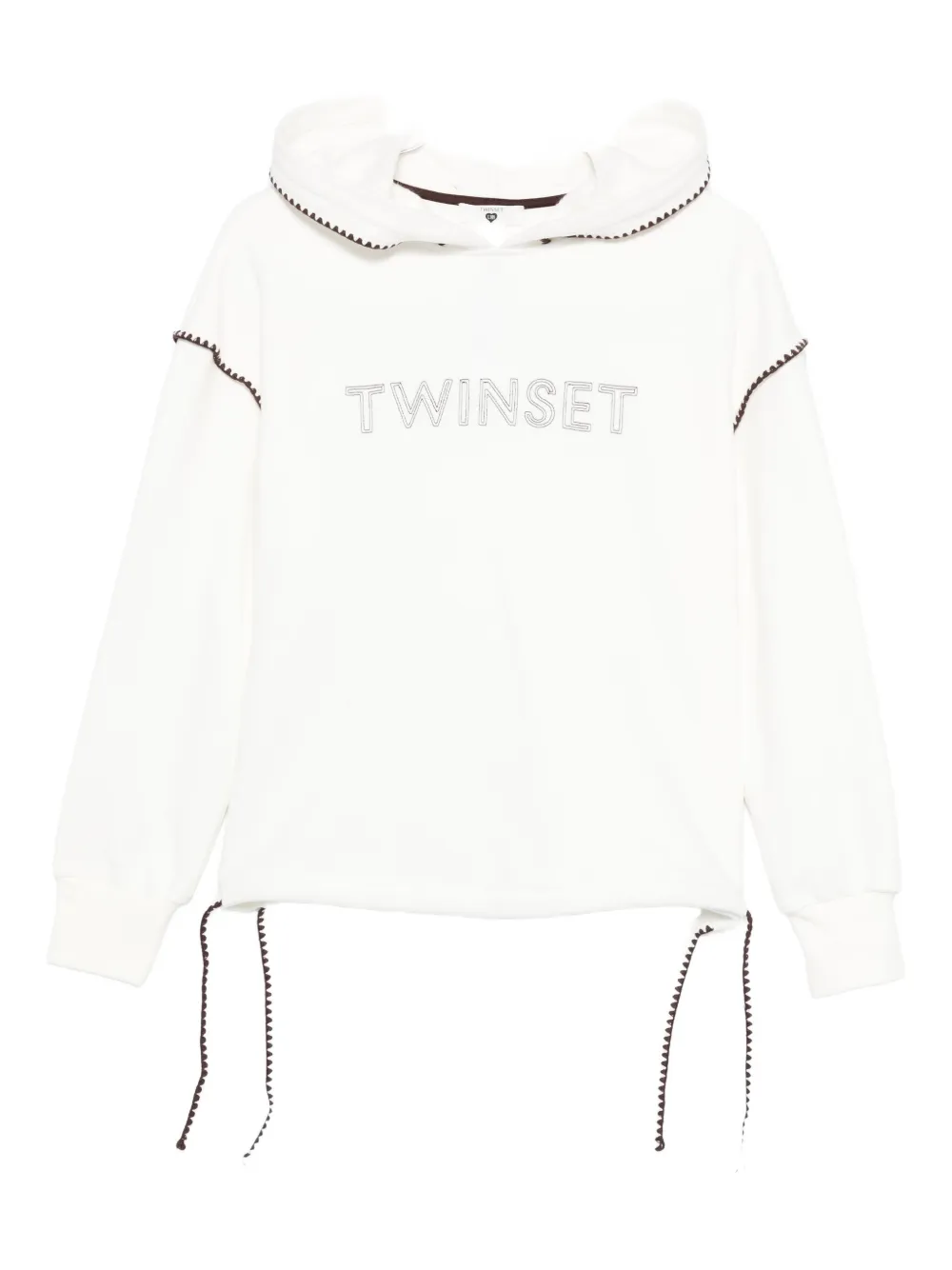 Спортивные брюки с эластичными манжетами Twinset, белый
Спортивные брюки с эластичными манжетами Twinset, белый