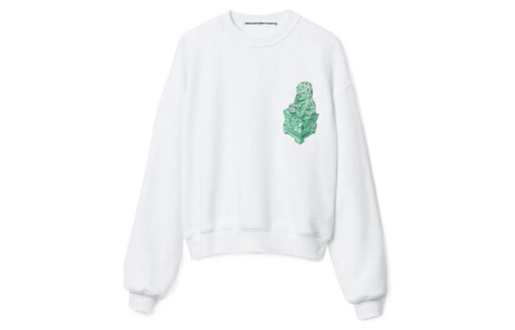 Alexander Wang Свитшот унисекс белый
Alexander Wang Свитшот унисекс белый