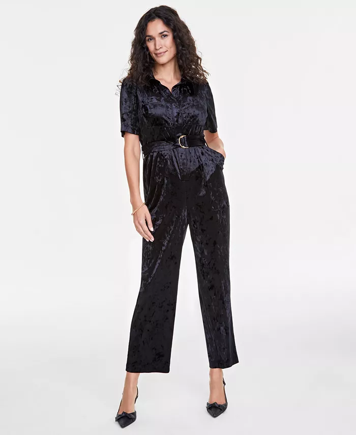 Женский вельветовый комбинезон с короткими рукавами On 34th, черный
Женский вельветовый комбинезон с короткими рукавами On 34th, черный