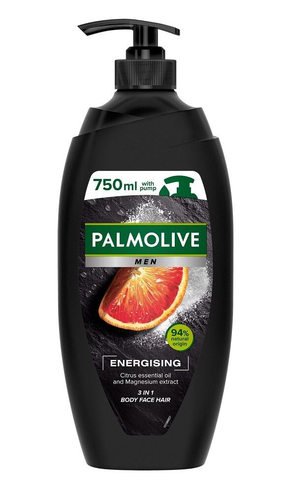 Palmolive Men Energising гель для душа, 750 ml
Palmolive Men Energising гель для душа, 750 ml