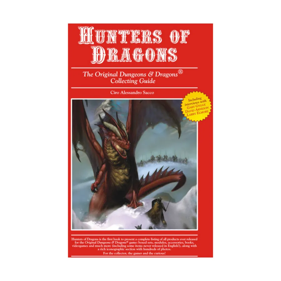 Hunters of Dragons - The Original Dungeons & Dragons Collecting Guide (2nd Printing), Hunters of Dragons - The Original Dungeons & Dragons Collecting Guide, мягкая обложка
Hunters of Dragons - The Original Dungeons & Dragons Collecting Guide (2nd Printing), Hunters of Dragons - The Original Dungeons & Dragons Collecting Guide, мягкая обложка