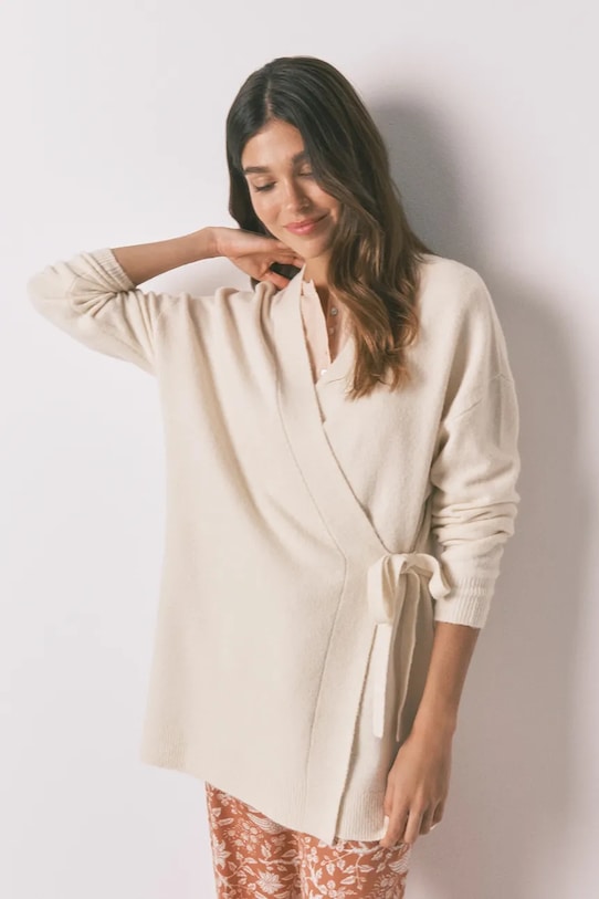 Халат из смесовой шерсти Women'Secret, бежевый
Халат из смесовой шерсти Women'Secret, бежевый