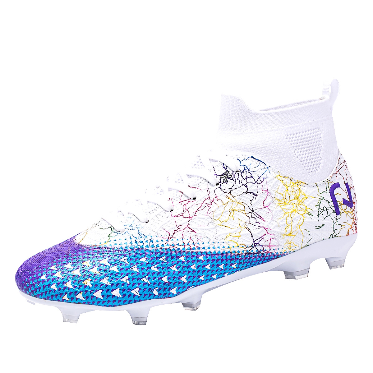 Амортизирующие детские футбольные бутсы для подростков YUZHAOLIN, белый/фиолетовый
Амортизирующие детские футбольные бутсы для подростков YUZHAOLIN, белый/фиолетовый