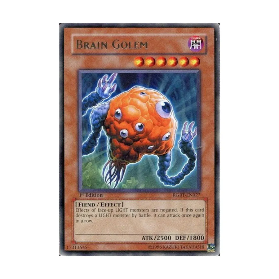 CCG Мозговой голем (редкий), Yu-Gi-Oh - Raging Battles - Singles
CCG Мозговой голем (редкий), Yu-Gi-Oh - Raging Battles - Singles