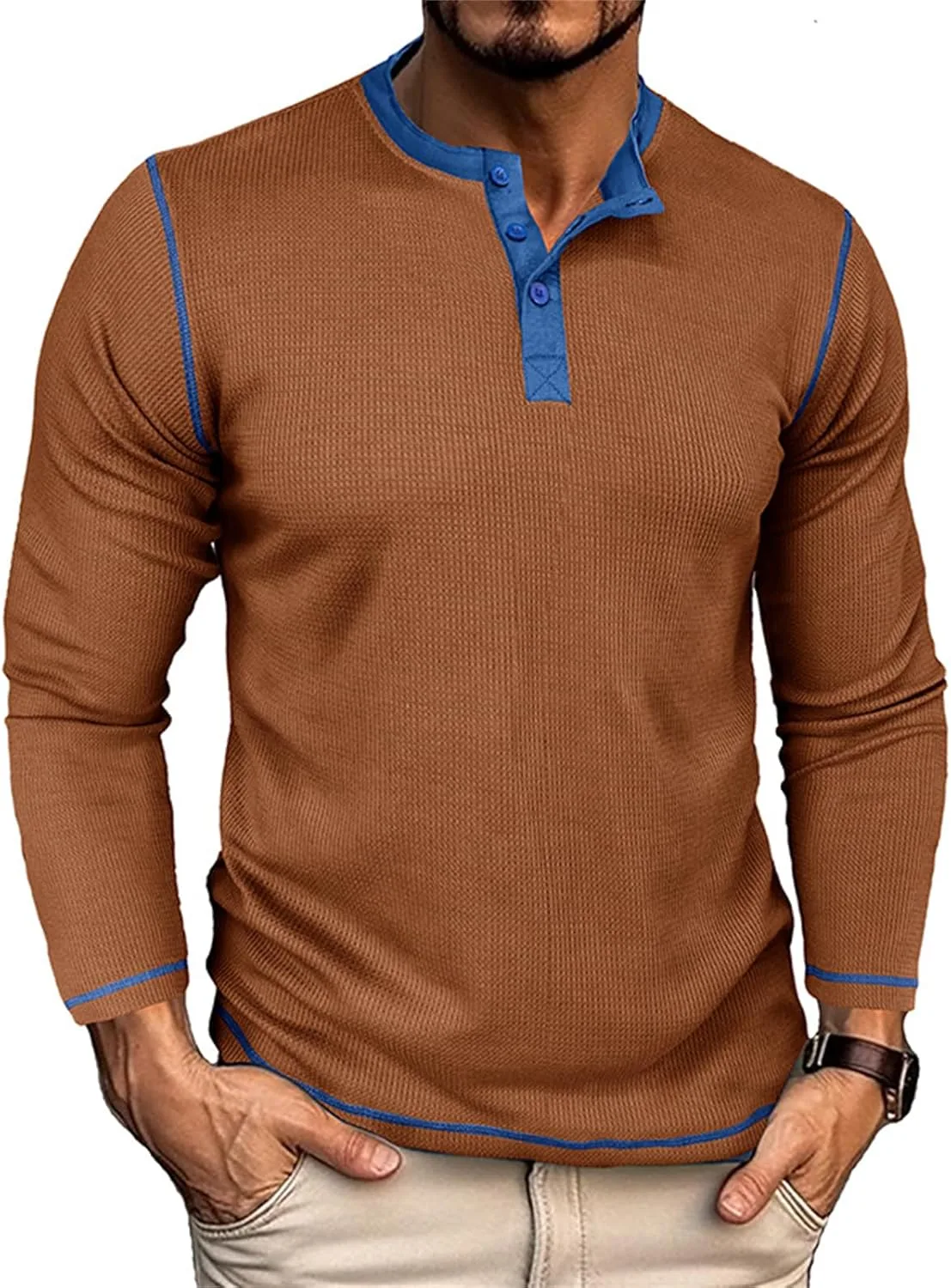 Мужская повседневная футболка-поло с длинным рукавом и пуговицами evzosrz
Мужская повседневная футболка-поло с длинным рукавом и пуговицами evzosrz