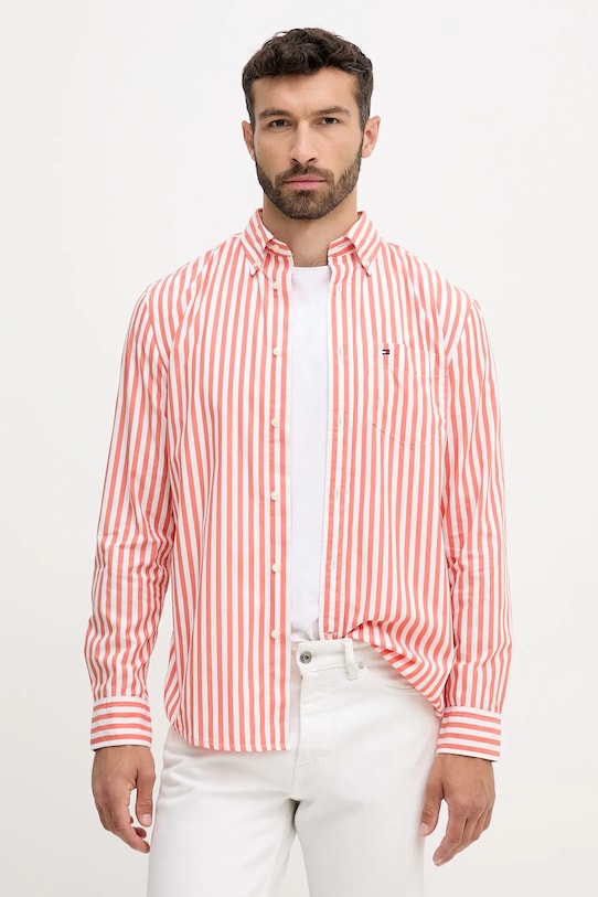 Хлопковая рубашка Tommy Hilfiger, оранжевый
Хлопковая рубашка Tommy Hilfiger, оранжевый