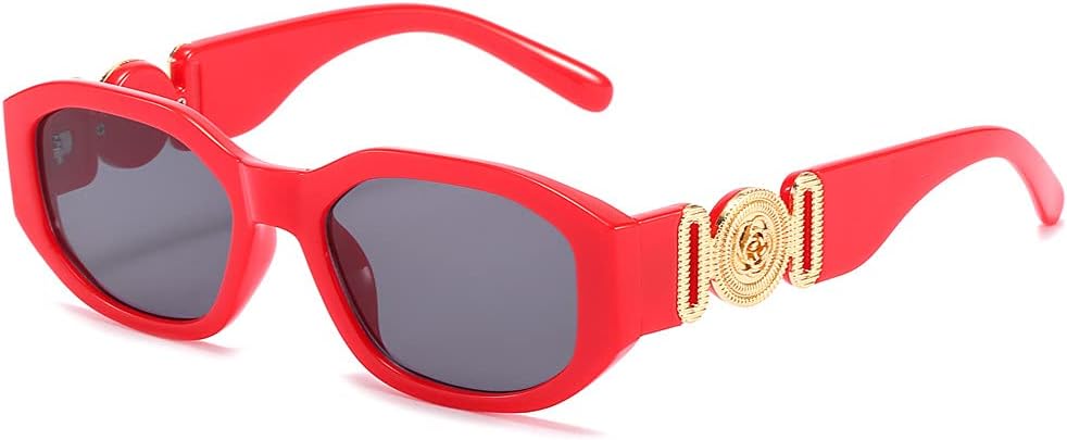 Солнцезащитные очки LASPOR неправильной формы для женщин и мужчин, модные ретро-винтажные прямоугольные очки, шестиугольные солнцезащитные очки для вождения, защита от УФ-излучения UV400, Red
Солнцезащитные очки LASPOR неправильной формы для женщин и мужчин, модные ретро-винтажные прямоугольные очки, шестиугольные солнцезащитные очки для вождения, защита от УФ-излучения UV400, Red