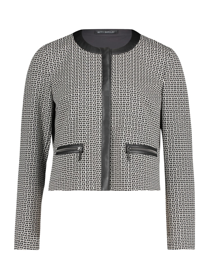 Betty Barclay Пиджак с длинными рукавами, бело-черный
Betty Barclay Пиджак с длинными рукавами, бело-черный