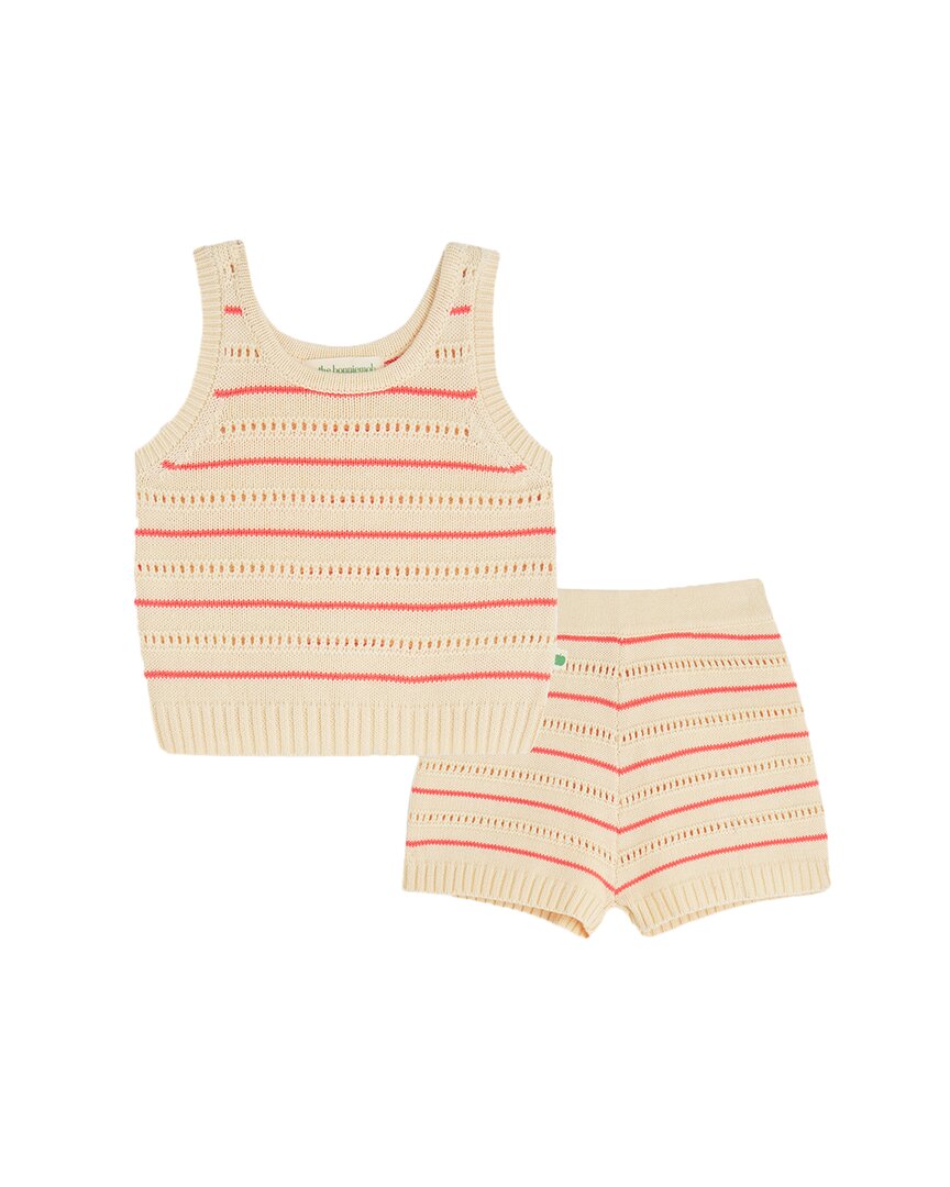 Комплект майка и шорты от Bonniemob The bonnie mob, коралловый 
Комплект майка и шорты от Bonniemob The bonnie mob, коралловый