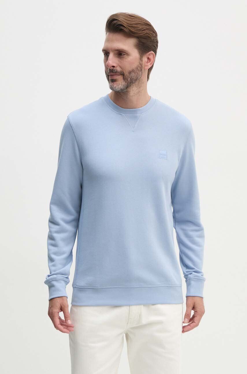 Хлопковая толстовка Boss Orange, синий
Хлопковая толстовка Boss Orange, синий