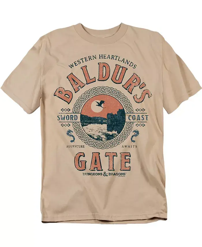 Мужская футболка Dungeons Dragons Adventure Awaits At Baldur's Gate D&D, загар/бежевый
Мужская футболка Dungeons Dragons Adventure Awaits At Baldur's Gate D&D, загар/бежевый