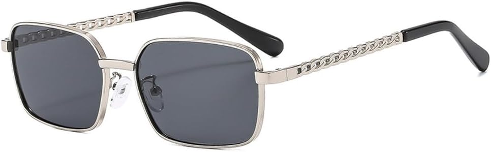 Ретро-солнцезащитные очки в металлической оправе для женщин, модные очки с прозрачными линзами цвета океана, защита от УФ-излучения UV400 для мужчин TKKTLLT, Silver Gray
Ретро-солнцезащитные очки в металлической оправе для женщин, модные очки с прозрачными линзами цвета океана, защита от УФ-излучения UV400 для мужчин TKKTLLT, Silver Gray