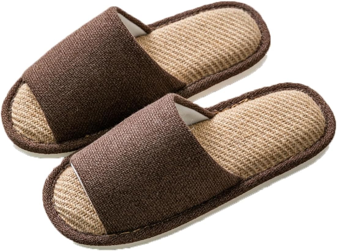 Льняные тапочки Cliont на все сезоны для дома, для мужчин и женщин, с мягкой подошвой для пола, хлопковые тапочки, коричневый
Льняные тапочки Cliont на все сезоны для дома, для мужчин и женщин, с мягкой подошвой для пола, хлопковые тапочки, коричневый