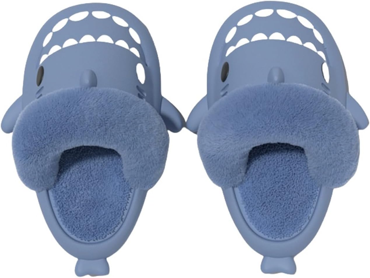 Зимние шлепанцы Shark Slides, шлепанцы Shark Slides для взрослых и детей, теплые, уютные, плюшевые, водонепроницаемые, нескользящие, для мужчин и женщин Generic, синий
Зимние шлепанцы Shark Slides, шлепанцы Shark Slides для взрослых и детей, теплые, уютные, плюшевые, водонепроницаемые, нескользящие, для мужчин и женщин Generic, синий
