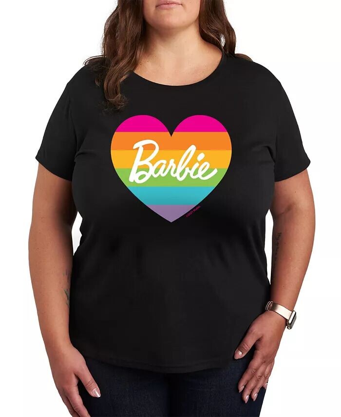 Модная футболка больших размеров с рисунком Pride Barbie Rainbow Heart Hybrid Apparel, черный
Модная футболка больших размеров с рисунком Pride Barbie Rainbow Heart Hybrid Apparel, черный
