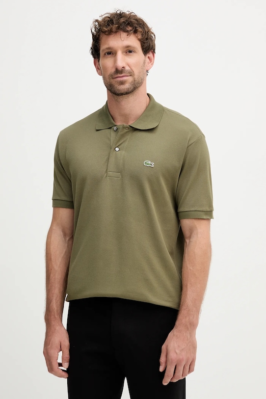 Хлопковое поло Lacoste, зеленый
Хлопковое поло Lacoste, зеленый