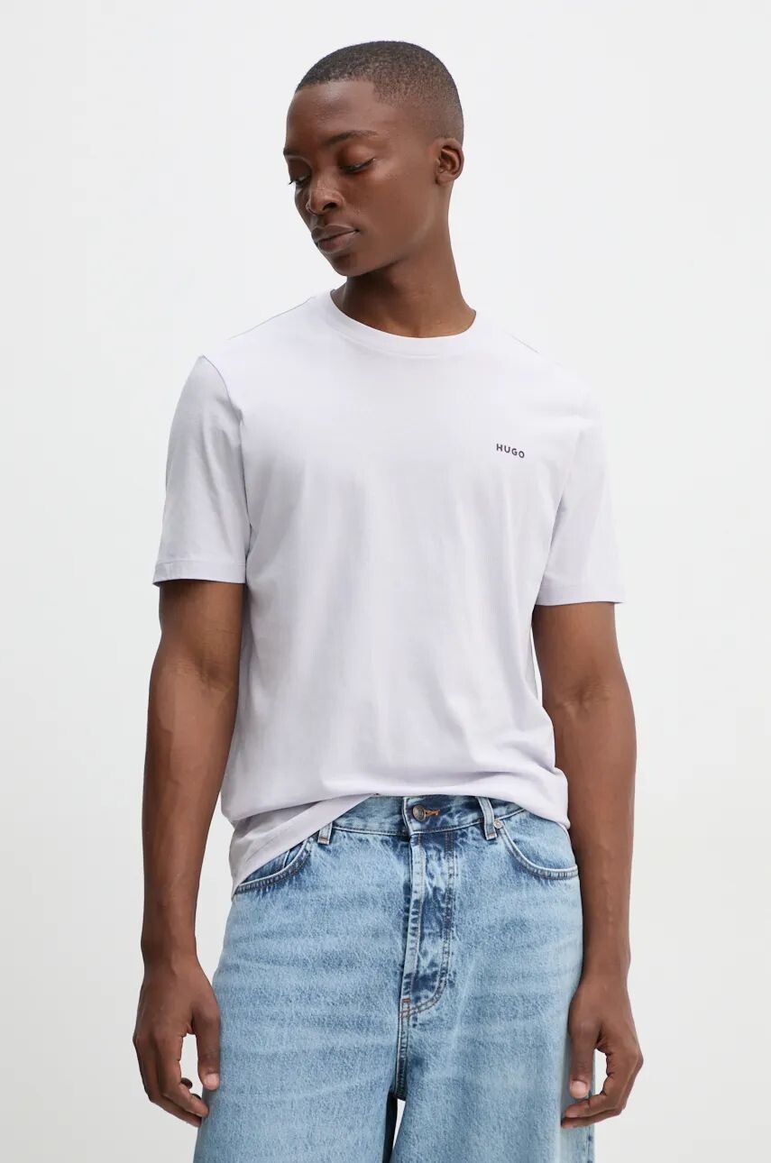 Хлопковая футболка HUGO, фиолетовый
Хлопковая футболка HUGO, фиолетовый