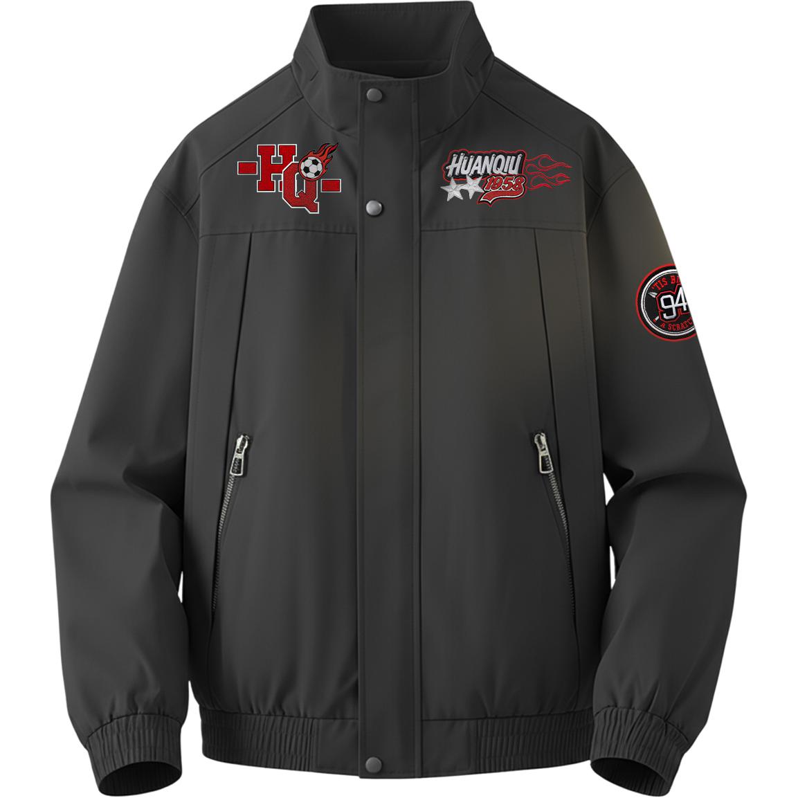 Куртка Unisex Stand Collar Thickened HUANQIU, темно-серый
Куртка Unisex Stand Collar Thickened HUANQIU, темно-серый