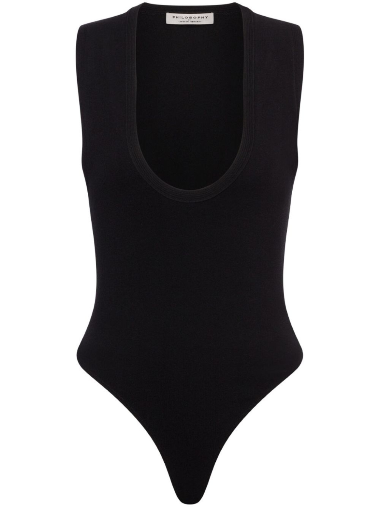 Philosophy Di Lorenzo Serafini топ с U-образным вырезом, черный
Philosophy Di Lorenzo Serafini топ с U-образным вырезом, черный