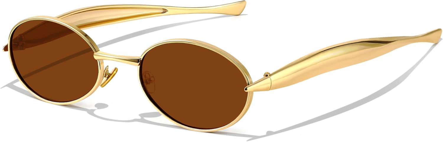 Солнцезащитные очки GRFISIA в стиле ретро, овальные, для женщин и мужчин, в стиле 70-х, с золотистой металлической оправой, защита от УФ-излучения UV400, A-gold Frame Brown Lens
Солнцезащитные очки GRFISIA в стиле ретро, овальные, для женщин и мужчин, в стиле 70-х, с золотистой металлической оправой, защита от УФ-излучения UV400, A-gold Frame Brown Lens