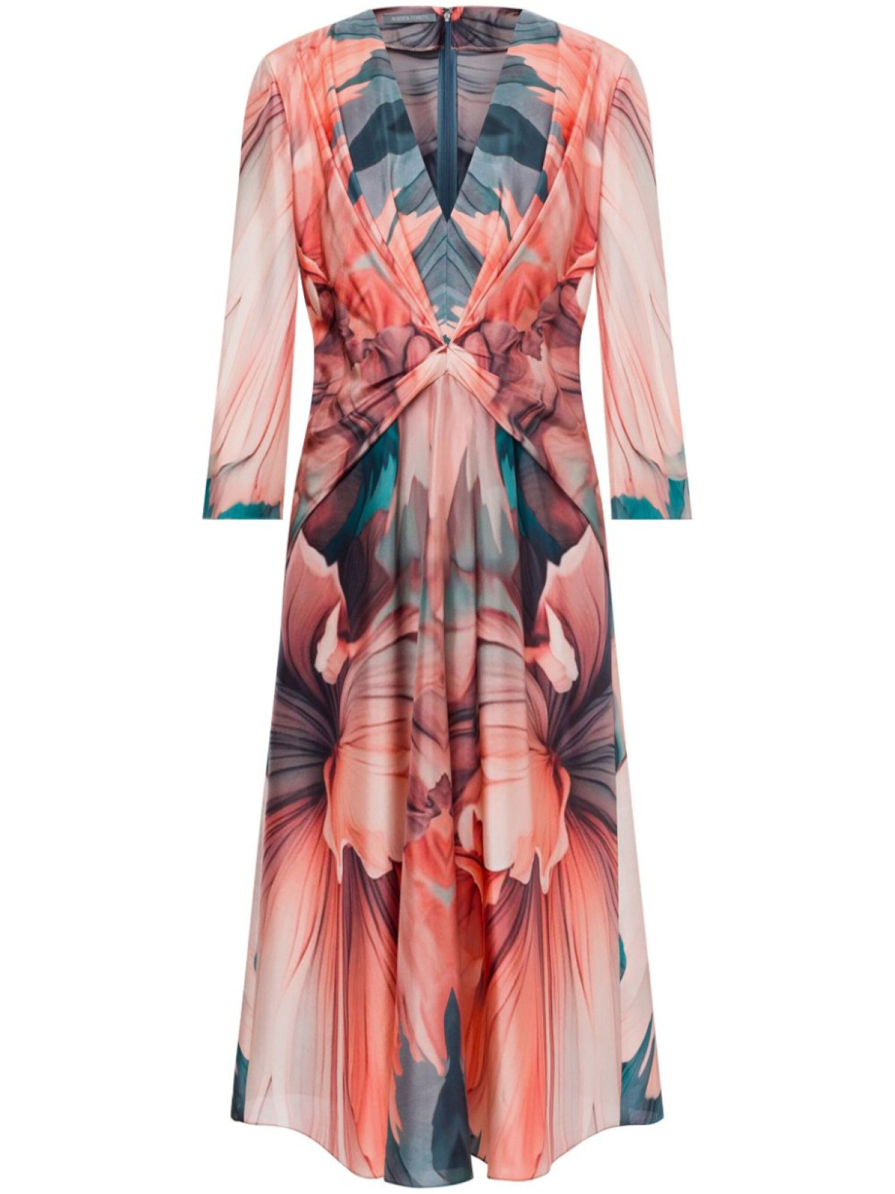 Alberta Ferretti платье с цветочным принтом, синий
Alberta Ferretti платье с цветочным принтом, синий