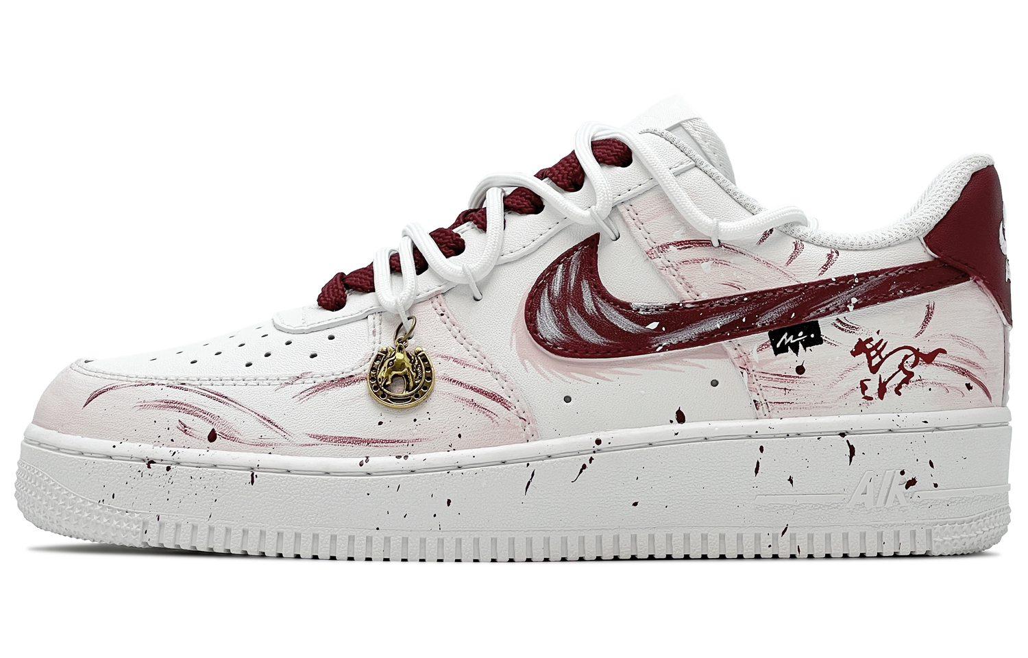 Nike Air Force 1 Abrasion Resistant Low top Skateboard Shoes Unisex White Red
Nike Air Force 1 Abrasion Resistant Low top Skateboard Shoes Unisex White Red