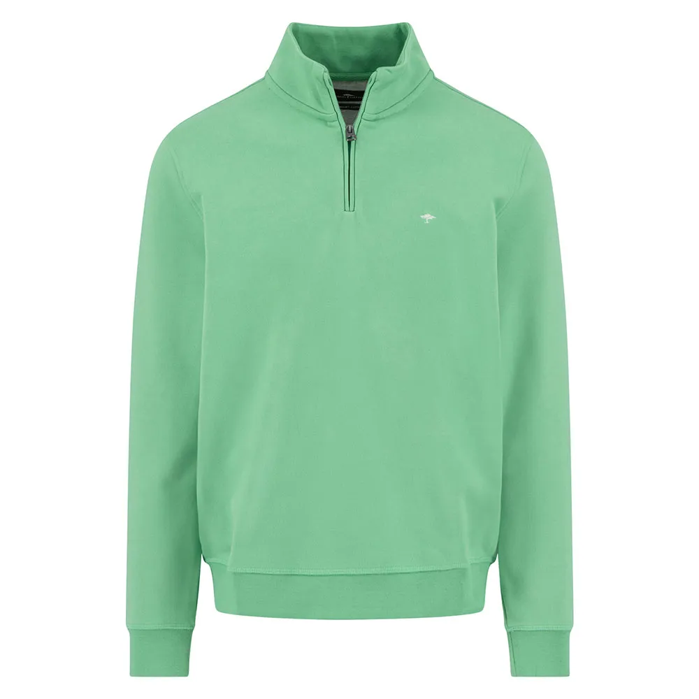 Толстовка Fynch Hatton 15021351 half zip, зеленый 
Толстовка Fynch Hatton 15021351 half zip, зеленый