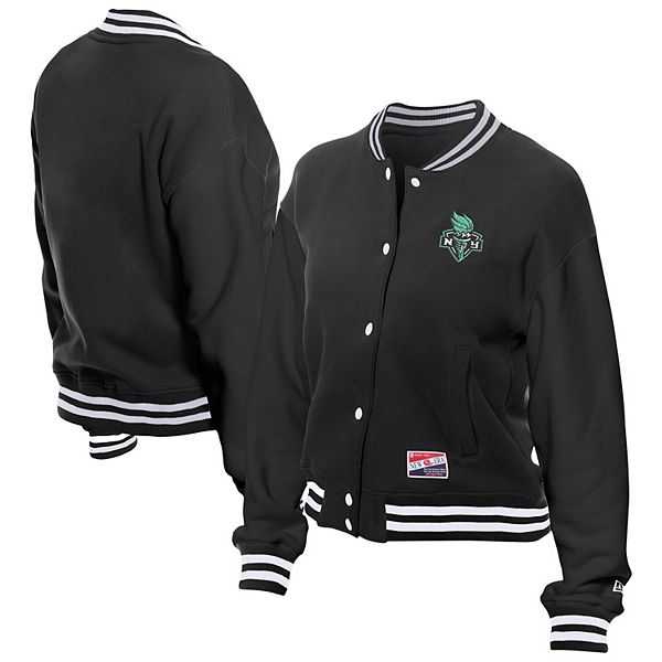 Женская черная куртка-варенка New York Liberty с полной застежкой на молнию New Era
Женская черная куртка-варенка New York Liberty с полной застежкой на молнию New Era
