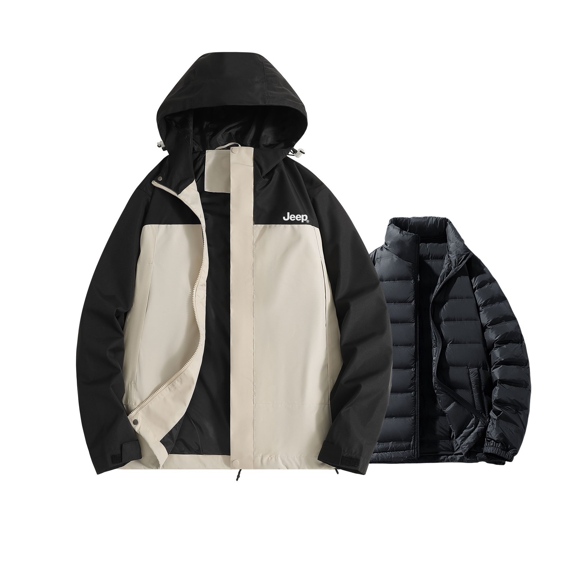 Jeep Куртка Unisex, Black Gray (Includes Down Liners)
Jeep Куртка Unisex, Black Gray (Includes Down Liners)