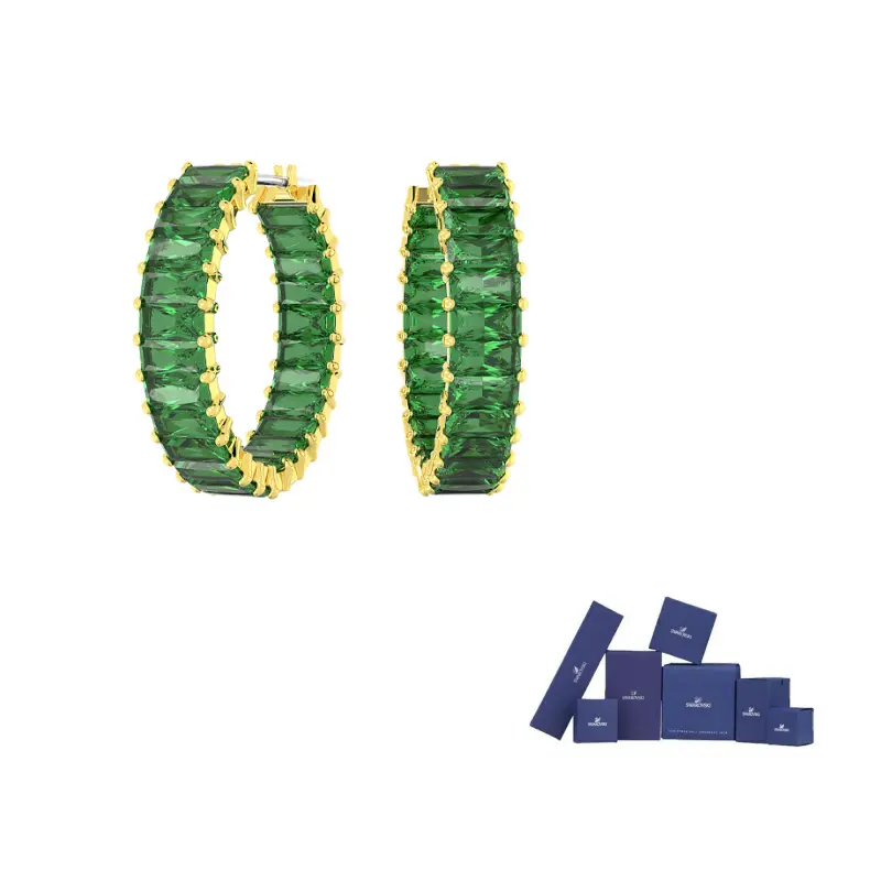 Swarovski Позолоченные серьги Matri Gold Plated для женщин зеленые
Swarovski Позолоченные серьги Matri Gold Plated для женщин зеленые