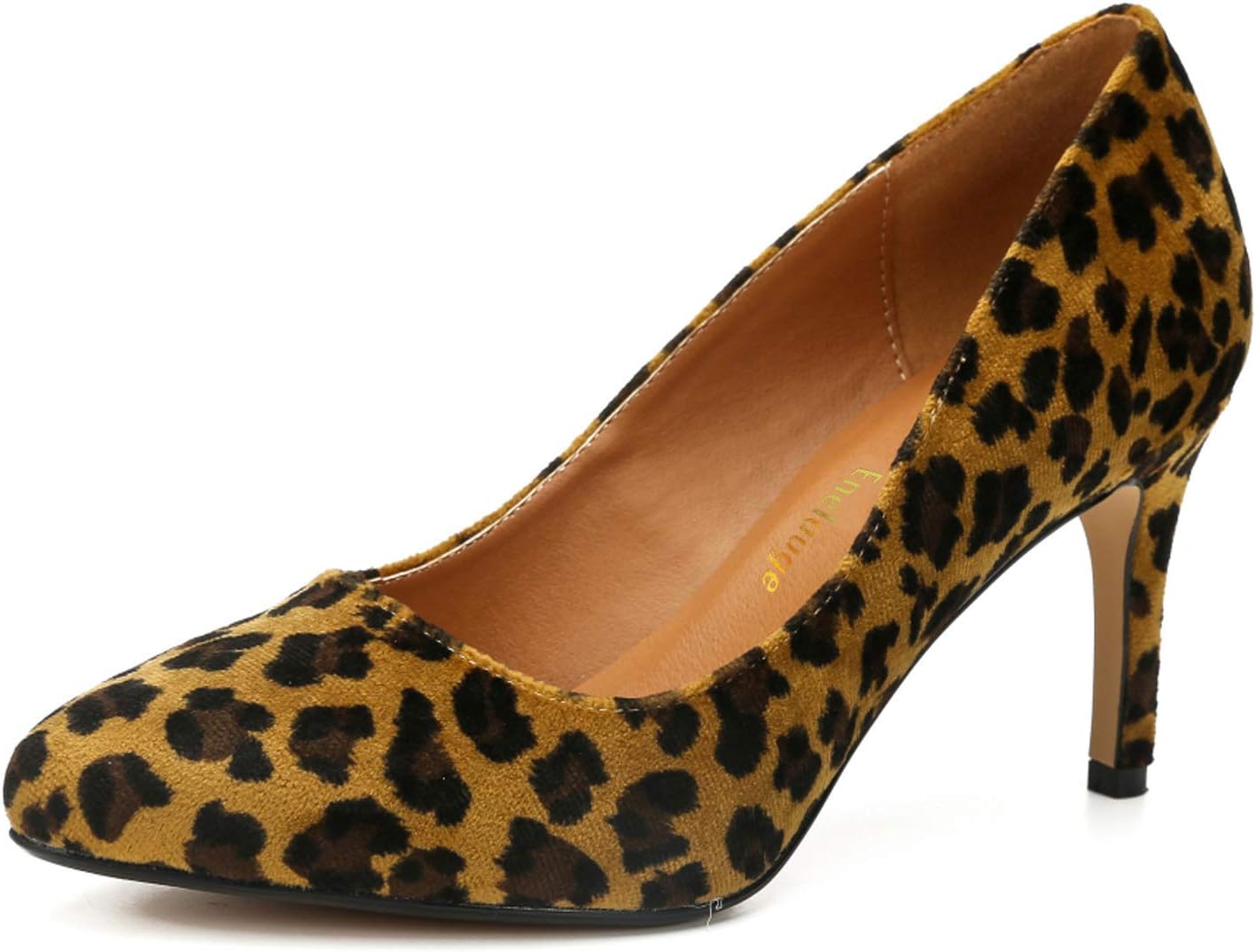 Туфли Enelauge для женщин и мужчин, классические лодочки на высоком каблуке с острым носком, свадебные, Velvet Leopard
Туфли Enelauge для женщин и мужчин, классические лодочки на высоком каблуке с острым носком, свадебные, Velvet Leopard
