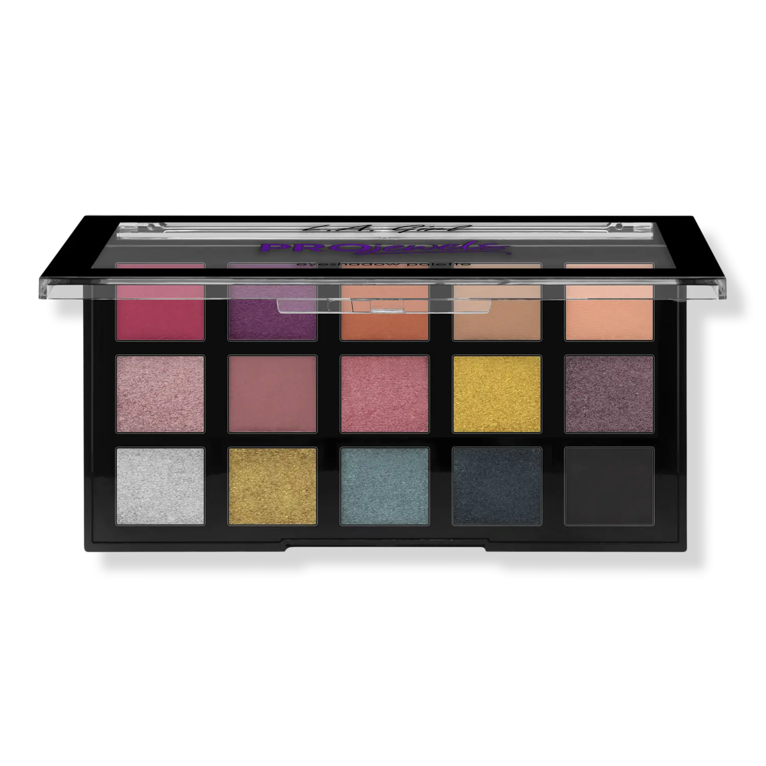 Палитра теней для век PRO Jewels, 15 цветов L.A. Girl
Палитра теней для век PRO Jewels, 15 цветов L.A. Girl