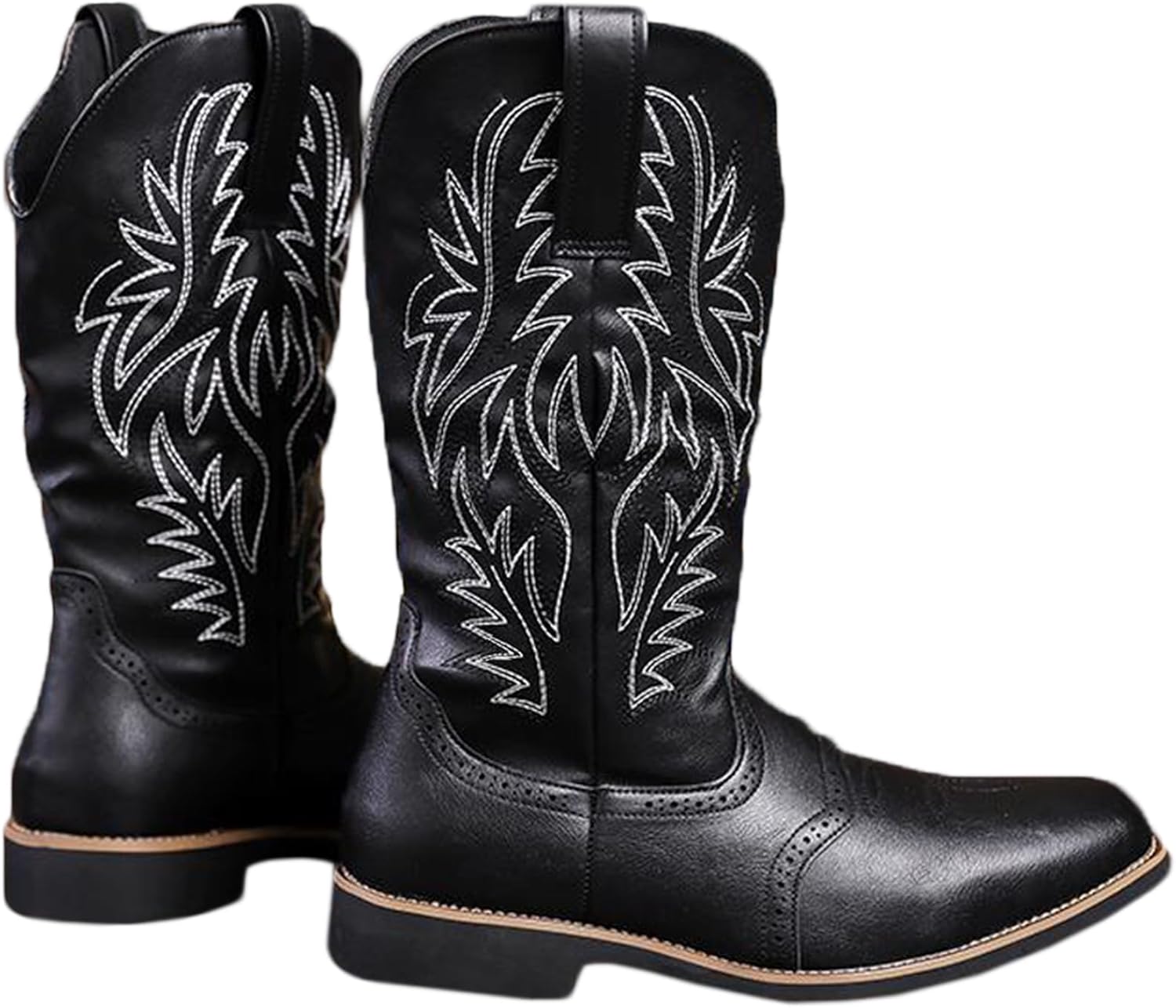 Мужские спортивные ковбойские сапоги JUNQIAKO с широким квадратным носком, классические модные вышитые, противоскользящие деревенские туфли, мужские западные сапоги, черный
Мужские спортивные ковбойские сапоги JUNQIAKO с широким квадратным носком, классические модные вышитые, противоскользящие деревенские туфли, мужские западные сапоги, черный