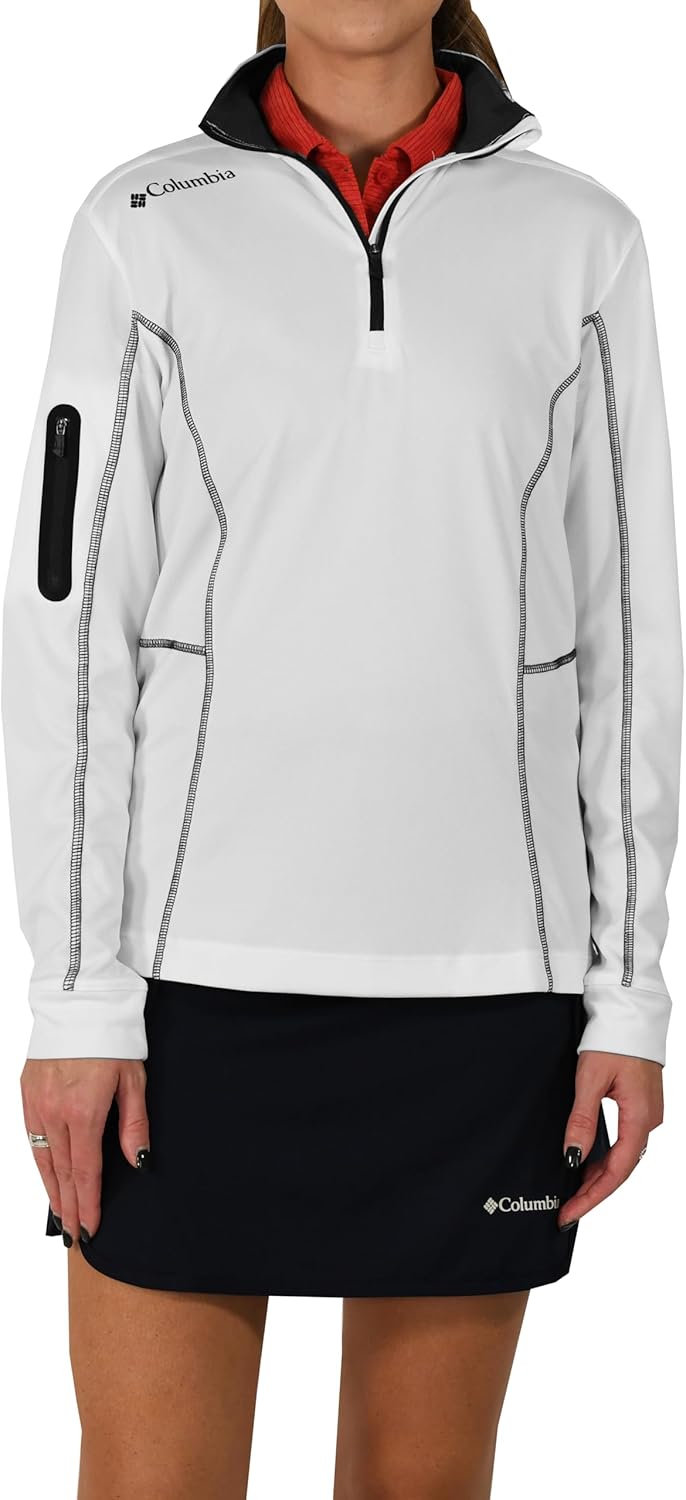 Columbia Women's Omni-Wick Wm Shotgun 1/4 Zip, White
Columbia Women's Omni-Wick Wm Shotgun 1/4 Zip, White