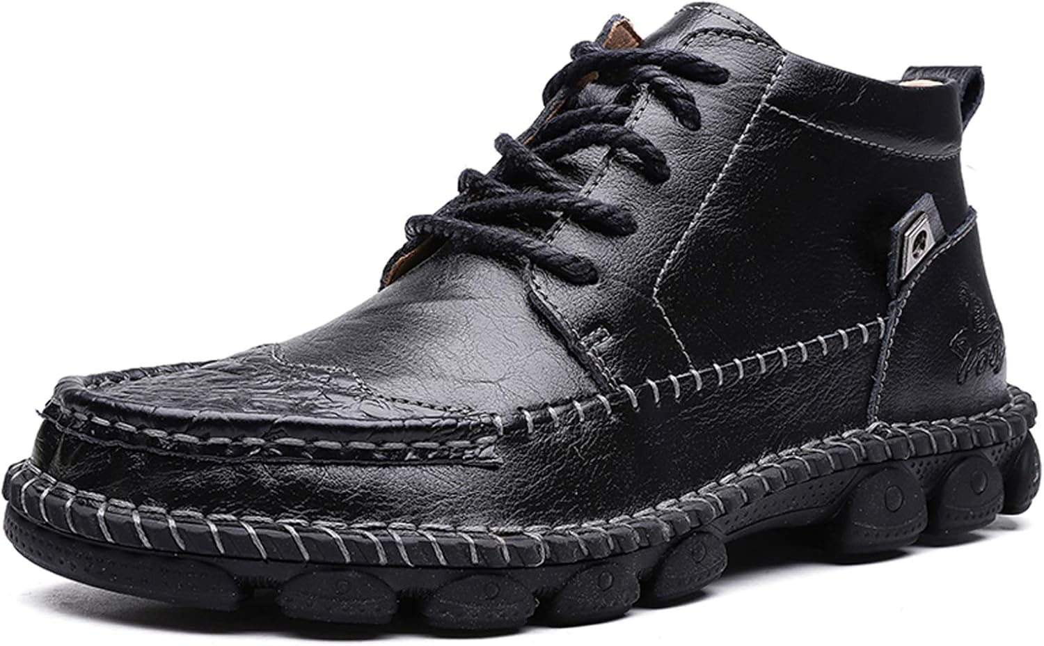 Мужские ботинки на шнуровке Honeystore, британский стиль, высокие кожаные мотоциклетные обувь, черный
Мужские ботинки на шнуровке Honeystore, британский стиль, высокие кожаные мотоциклетные обувь, черный