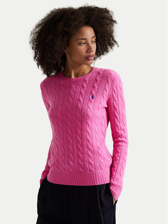 Свитер slim fit 211971865008 Polo Ralph Lauren, розовый 
Свитер slim fit 211971865008 Polo Ralph Lauren, розовый